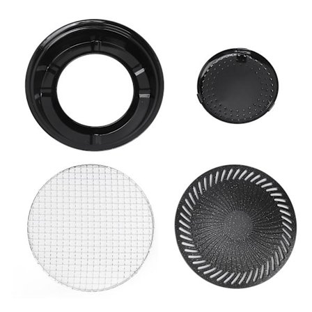 BBQ Grill Plate Non-Stick og Holdbar Aluminium Grill Plate for Utendørs Matlaging