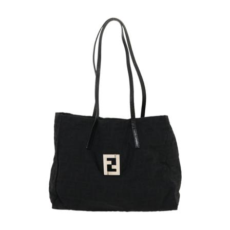 Fendi Vintage, Tote Bags Zwart, Dames, Maat:ONE Size