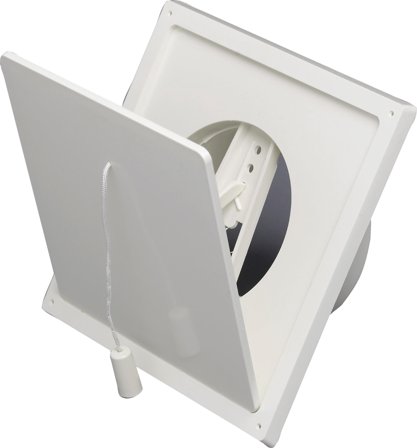 Flexit 09169 Klaffventil rund stuss 125 mm, Ventilasjon