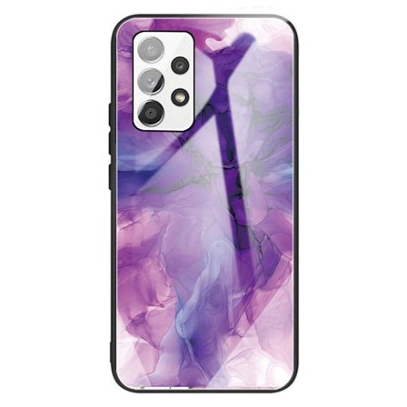 SKALO Samsung A13 4G Marmor Härdat Glas TPU-skal - Motiv 5