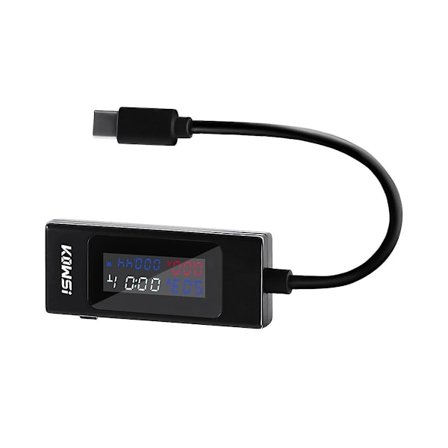 KWS-065C Typ-C USB-C 4-30V Spänningsmätare Tidtagare Amperemeter Digital Monitor USB Laddare Testare Ström