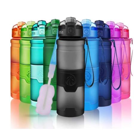 Sportvattenflaska för barn, 500ml/700ml/1000ml - BPA-fri Eco-f svart 700ml