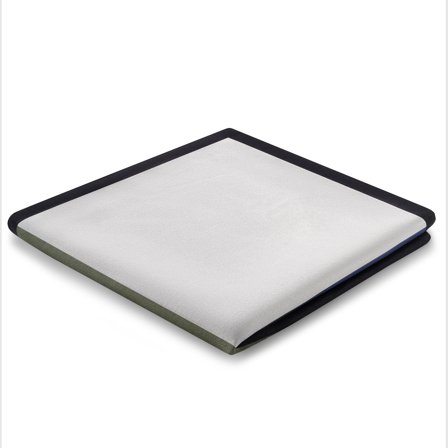 Elegio | Pañuelo de bolsillo reversible de seda azul con estampado de lunares y 4 tonos para hombres - Pañuelos de bolsillo estampados