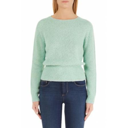 Liu Jo, Round-neck Knitwear Groen, Dames, Maat:L