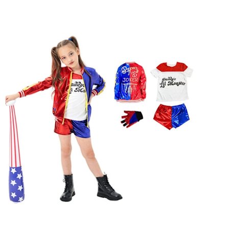 Halloween Sui cide Squad Harley Quinn Sui cide Squad cosplay kostyme-WELLNGS