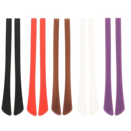 5 paria silikonisia lasikenkiä, luovat silmälasien pidikkeet, liukumattomat silmälasien jalkasuojukset, käytännölliset lasikengät