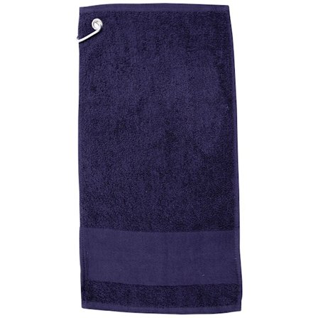 Towel City Tryckbar Kant Golf Handduk One Size Marinblå