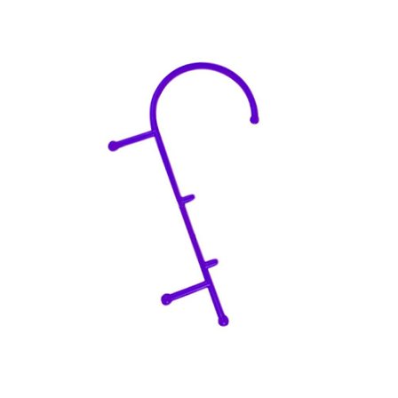 Thera Cane Selkäkoukku Hieronta Kaula Lihaspaine Tikku Työkalu Manuaalinen Trigger Piste Hieronta (Tumma Violetti)