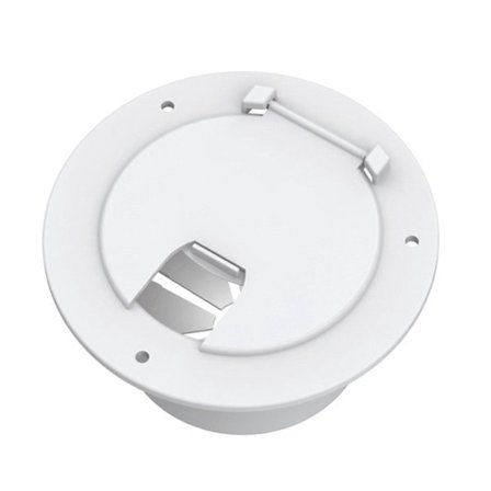 Asuntoauto Perävaunu Asuntoauto Virtajohto Luukun Suojus Kansi Pyöreä 5.2 I -Sy Valkoinen