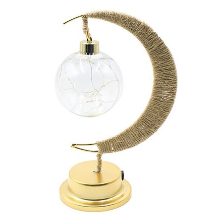 Dekorativ LED-stjärnlampa i smidesjärn