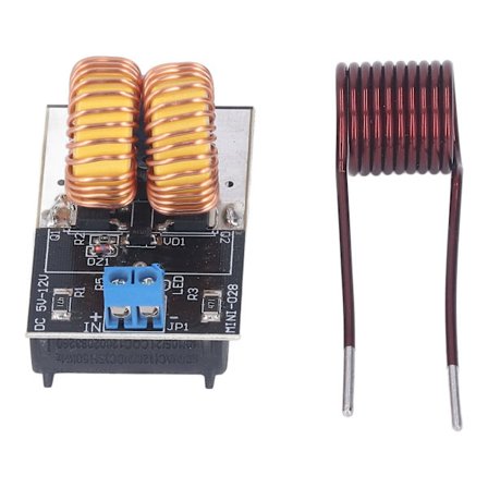 ZVS Lågspänningsvärmemodul DC 5V till 12V Drivkort Smältning Guld Silver Koppar Aluminium