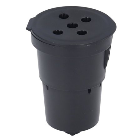 Återfyllbart kaffefilter Återanvändbart kaffekapselfylld kapsel Kaffekapselkoppar för kaffemaskin Svart