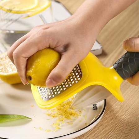 Manuel citruspresser i rustfrit stål, manuel citruspresser til frugt, citroner, appelsiner