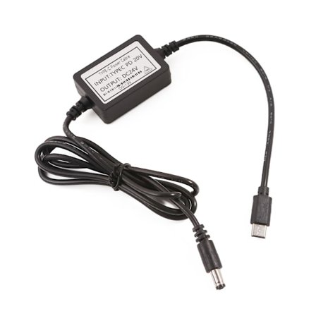 USB Type C PD20V - DC24V virtajohto 24V laitteille PD12V 15V 20V - 24V DC5.5x2.1mm muunnin 115CM