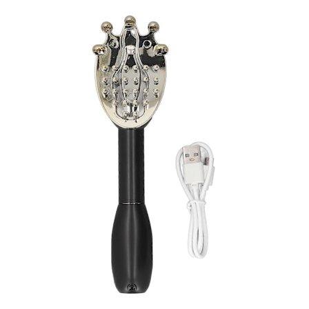 Elektrisk Ryggkliare 45cm Utdragbar Effektiv Klådstillande Rygg Kropp Skrap Massageverktyg för Hemresa Svart