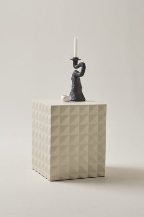 Jotex - Sidebord 40x40 Cm - Lavt Hvit - HAGA - Kjøp Sidebord & småbord hos Jotex