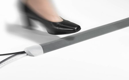 Elit 1170555 Golvlist 95x17 mm, 3 m lång, ljusgrå, Installationsmaterial