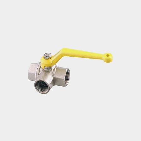 Ball Valve Guidi Full Flow 3 Ways Diverter Valve L, brass, 1 1/2" G (BSP)