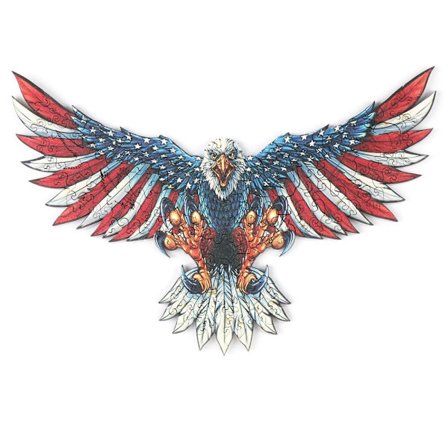 Bald Eagle Bildekaler American Flag Pattern Car Decal Sticker