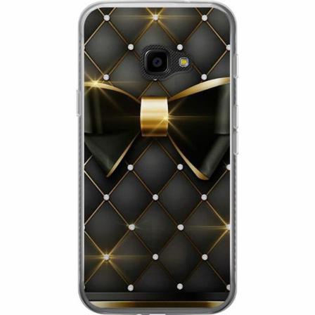 Samsung Galaxy Xcover 4 Mjukt Skal - Gyllene Rosett