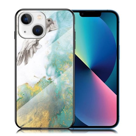 Fantasy Marmor iPhone 13 skal - Flygande Duva Marmor