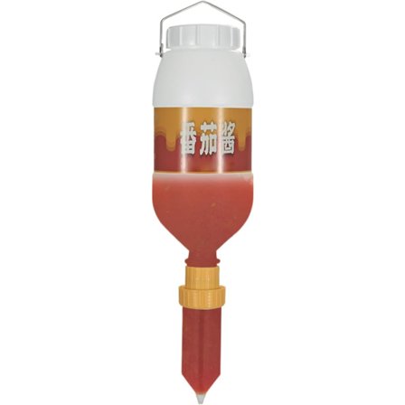 Mausteen annostelija - Kastikepullo - 2,5 litran uudelleentäytettävä vedenpitävä kastikeastia burgeriliikkeille ja myymälöille