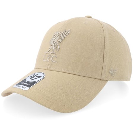47 Brand - Football Beige adjustable Caps - Liverpool 47 Mvp Khaki Adjustable @ Hatstore
