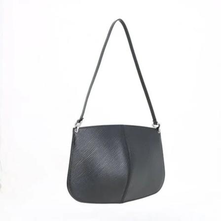 Louis Vuitton Vintage, Pre-owned Leather louis-vuitton-bags Zwart, Dames, Maat:ONE Size,suede