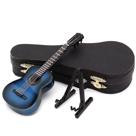 Mini klassisk gitar/elektrisk gitar modell julepynt - Ornamentale miniatyrreplikagitarer (FMY)