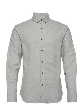 Bs Tromsoe Casual Slim Fit Shirt Skjorta Casual Grå Bruun & Stengade