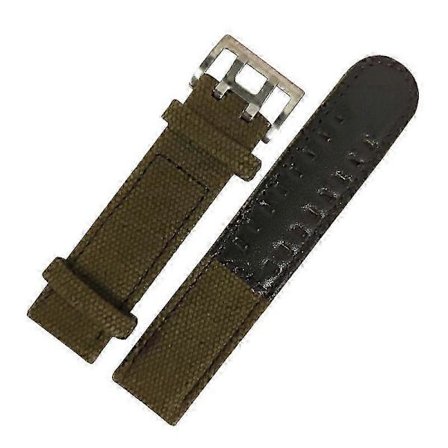 20/22MM Hamilton Khaki Field Sport -kellon ranneke - Nylonkangasta ja naudannahkaa, korvaava ranneke