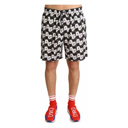 Dolce & Gabbana Beachwear Sort, Herre Badeshorts