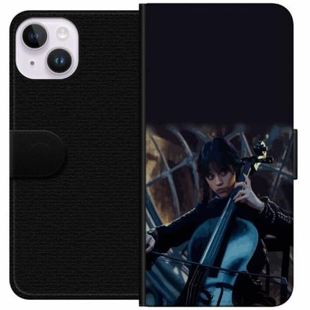 Apple Iphone 14 Plånboksfodral Wednesday Addams