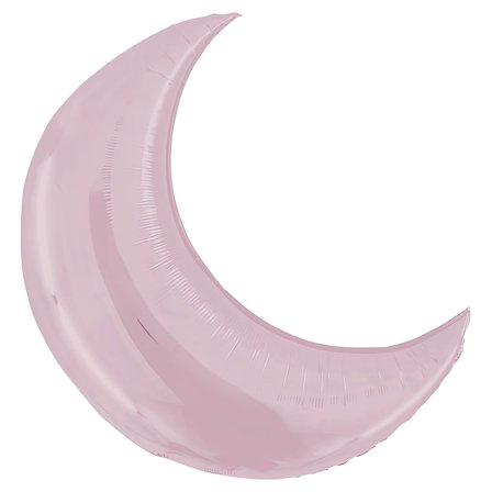Måne Folieballon Pastel Pink