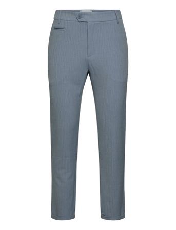 Como Light Herringb Suit Pants Habitbukser Stylede Bukser Blå Les Deux