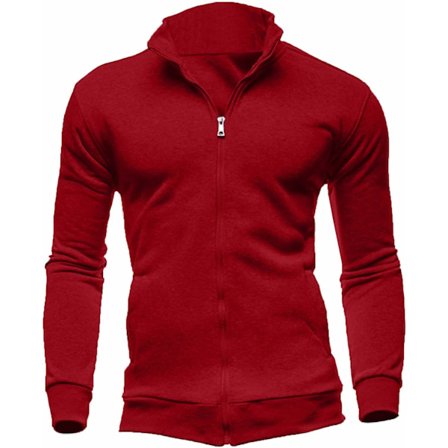 Herre Sweatshirt Jakke Cardigans Frakke Uden Hætte Fuld Lynlås Krave Micro Fleece