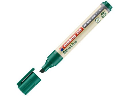 edding Whiteboardpenna 29 Ecoline snedskuren spets 1–5mm grön - Lyreco - Kontorsmaterial > Pennor > Whiteboardpennor - Skuren spets