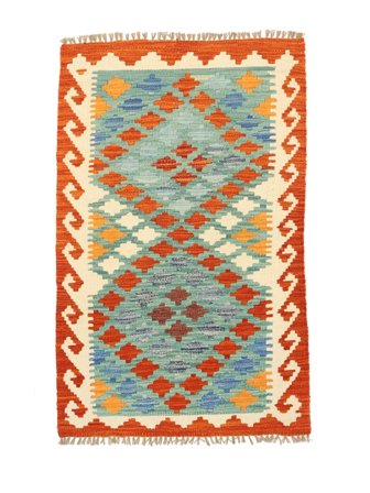 Handvävd Kelim Afghan Old Style Matta 75X117