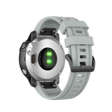 Garmin Fenix 7S/6S/6S Pro/5S/5S Plus Klockarmband i silikon - Grå