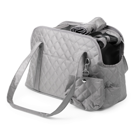 Selected by ZOO - Bæreveske Dana 40x20x26cm grå - Hund - Hundebur & transportvesker - Hundevesker & ryggsekker - ZOO.no