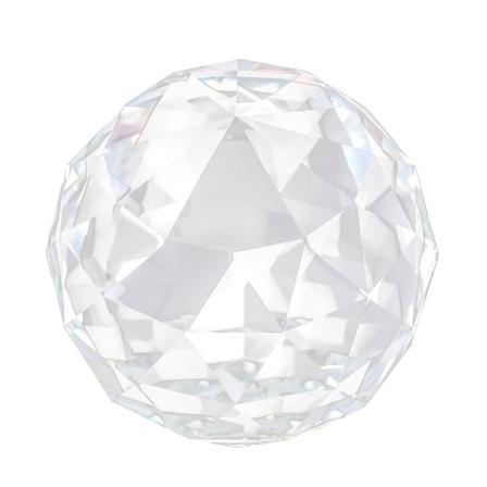 1 stk klarskårne krystallprismer glasskule Hjem Hotelldekor Maskinvarebeslag 60 mm/2,36 tommer
