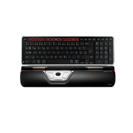 RollerMouse Red + Balance Keyboard, German