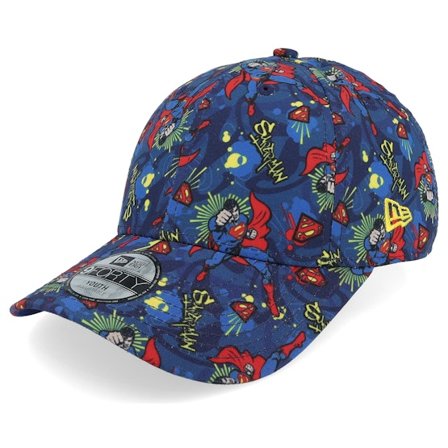 New Era - Bleu adjustable Casquette - Kids DC 9FORTY Supman Navy Adjustable @ Hatstore