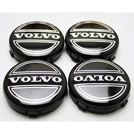 4 stk. Senterdeksel Navkapsler for Volvo S60 S90 XC40 XC60 V90 S40 S80