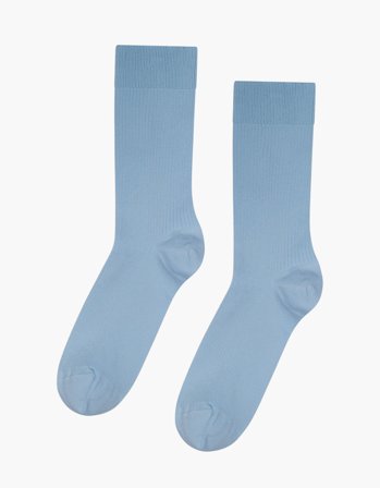 Classic Organic Sock - Steel Blue - One Size