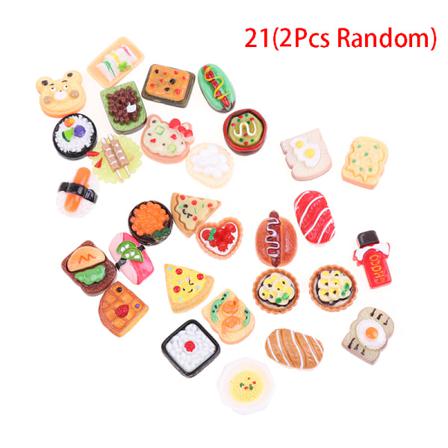 2/5 St Home Craft Mini Ornament Miniatyr Dollhouse Decor Acce