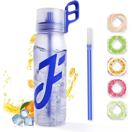 650 ml Luftflaska med 5 slumpmässiga smakpods, 0 socker, BPA-fri