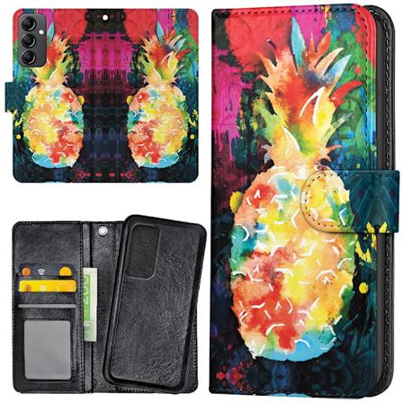 Samsung Galaxy A15 - Mobilcover/Etui Cover Regnbue Ananas