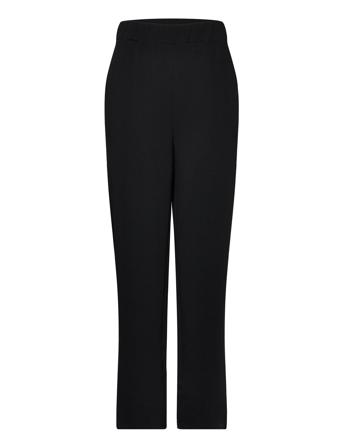 Carbetty Elawaist Straight Pant Jrs Bottoms Trousers Straight Leg Black ONLY Carmakoma
