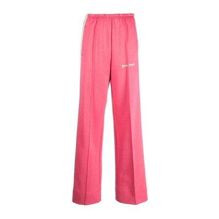 Palm Angels, Wide Trousers Różowy, Kobieta, Rozmiar: S